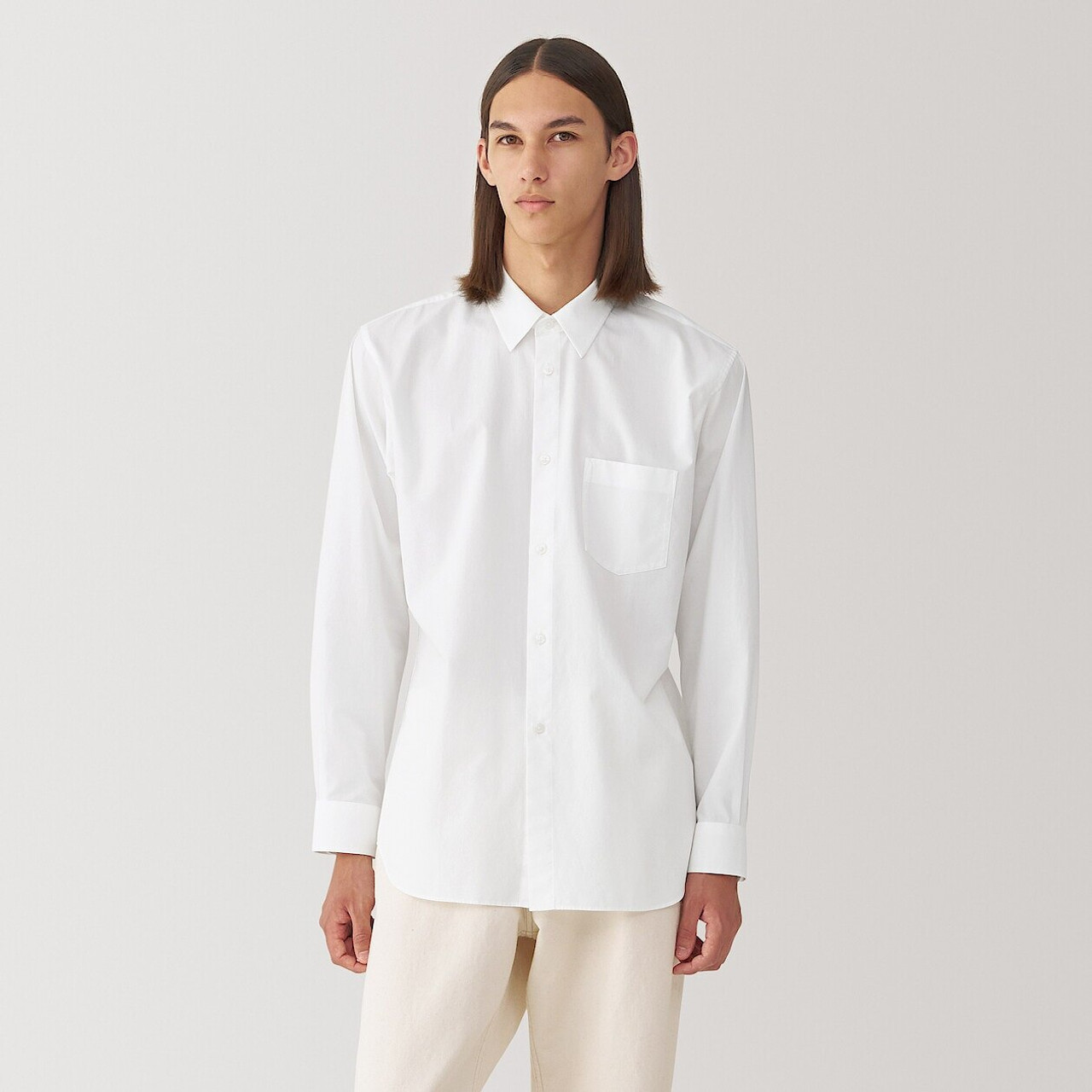 Men's Cotton Poplin Shirt.