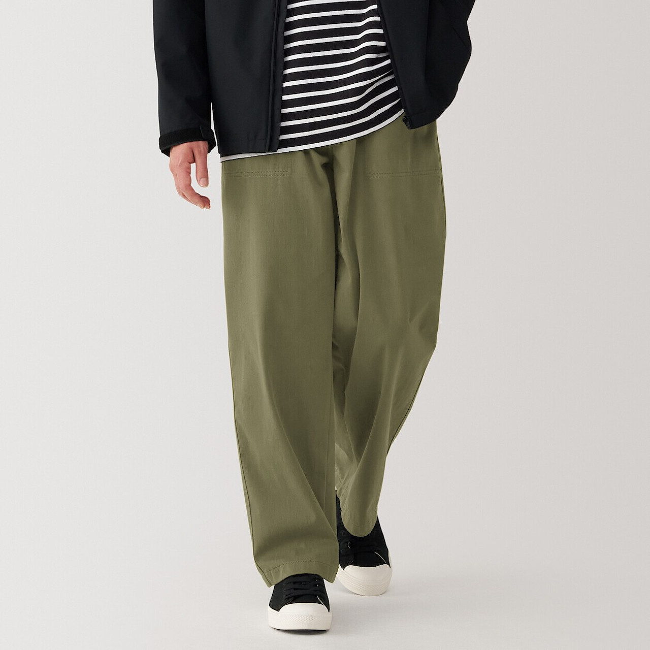 Men's Stretch Jersey Patch Pocket Trousers