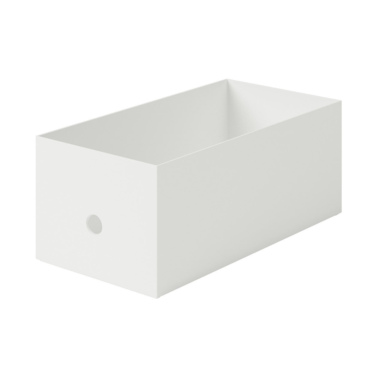 PP File Box White Grey 15x32x12cm