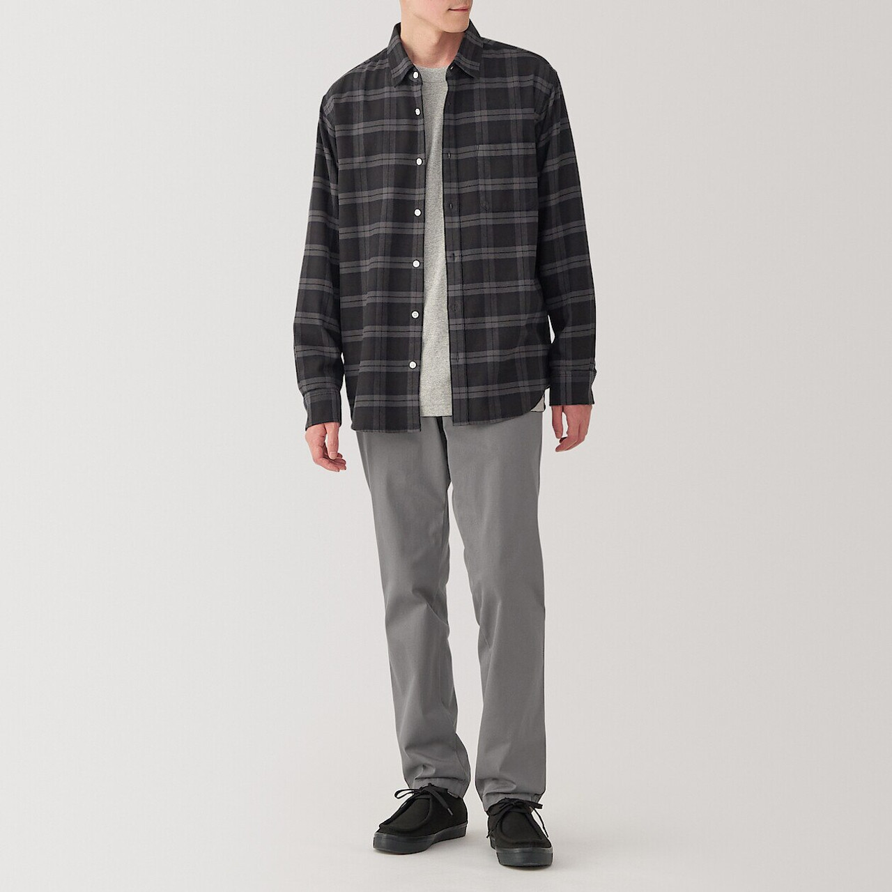 Men's Stretch Slim Chino Trousers‐ Long.