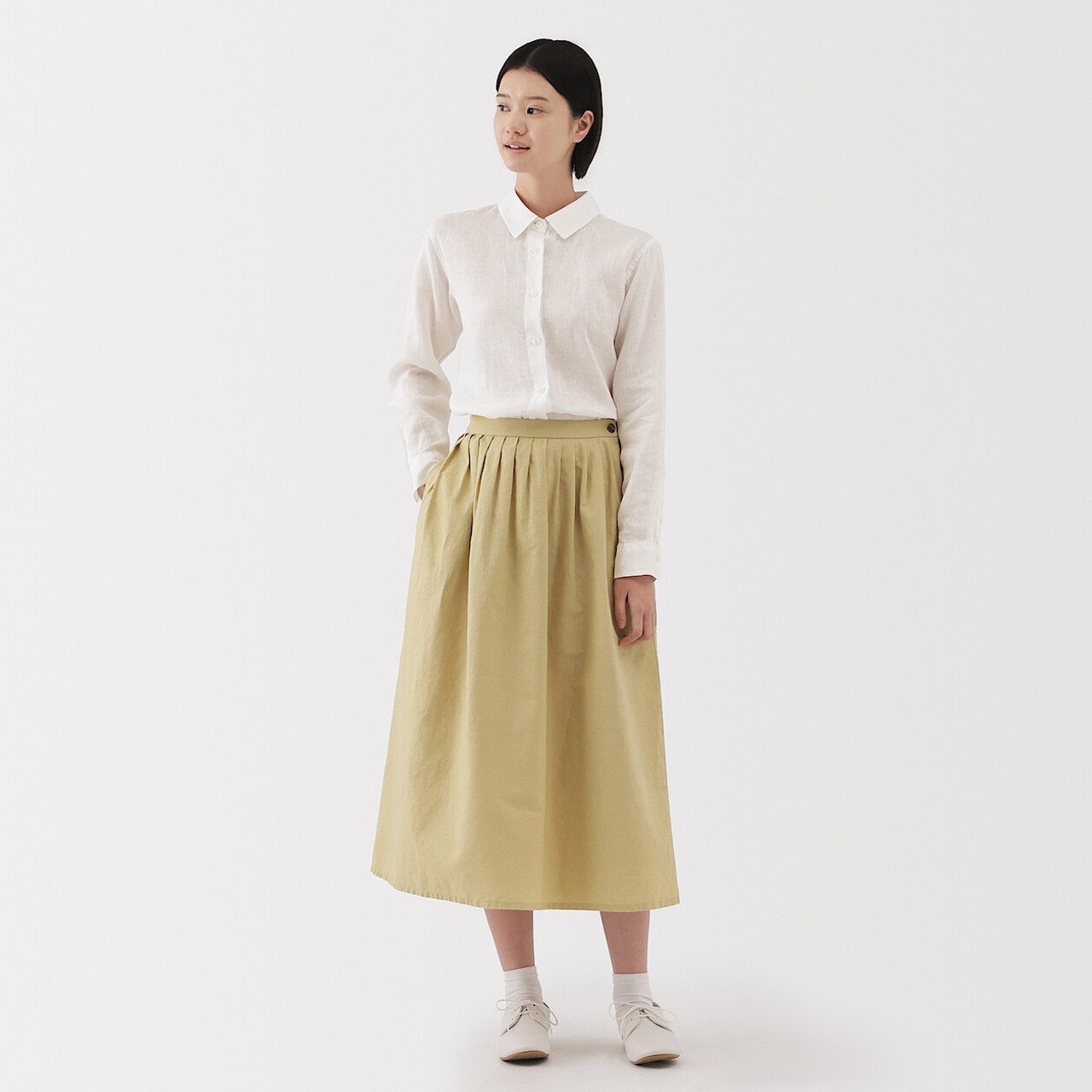 Women's Washed Linen Shirt