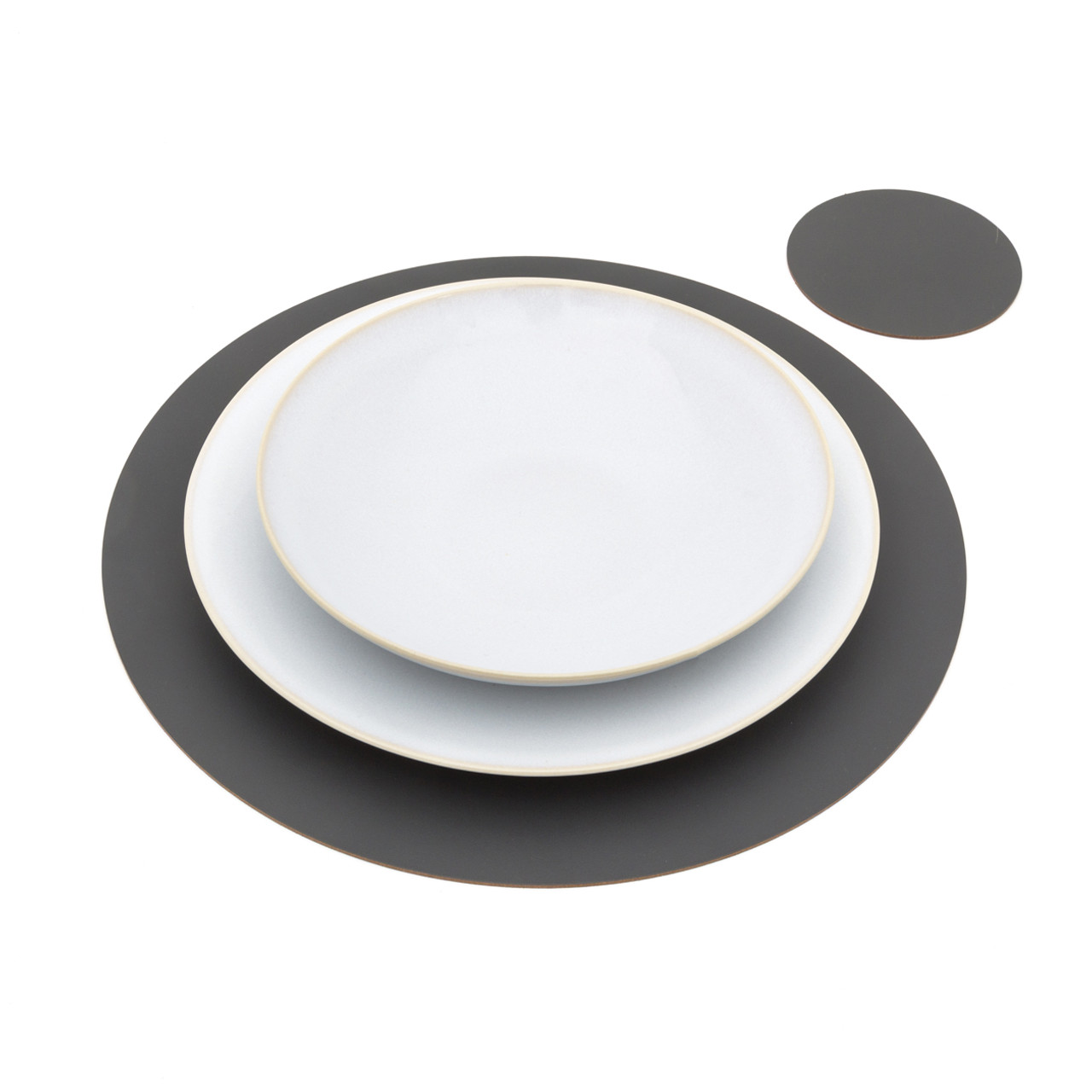 Recycled Leather Coasters‐ Set of 4