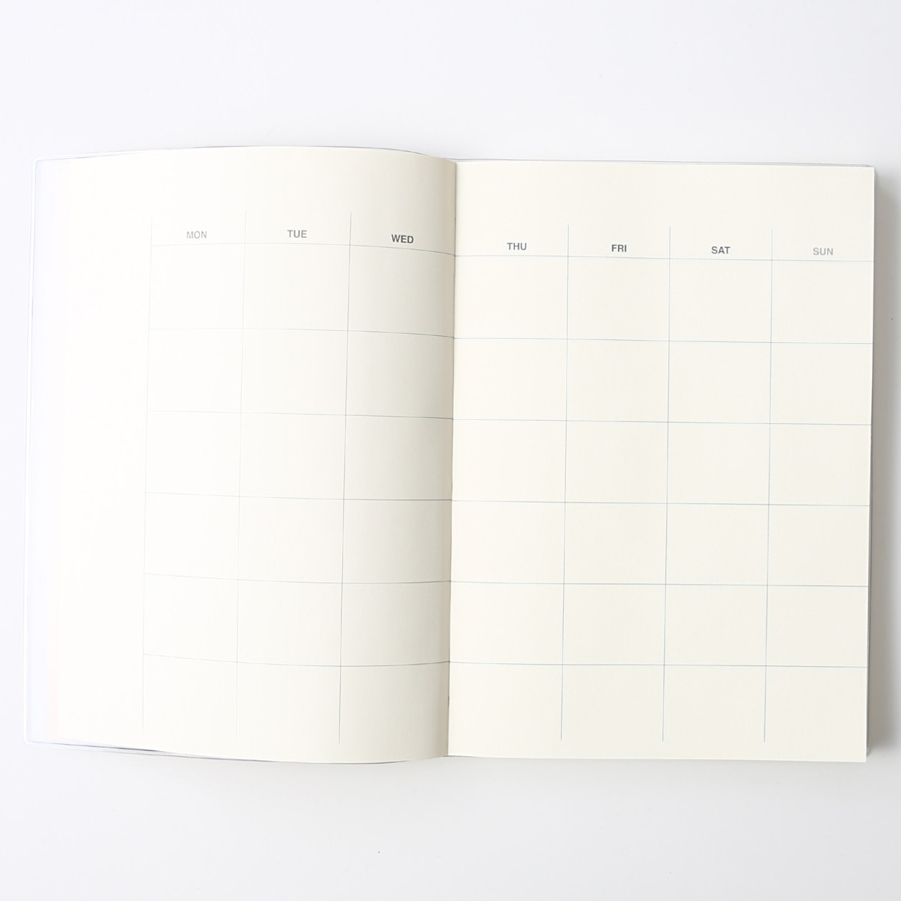 A5 Free Monthly Weekly Schedule Notebook