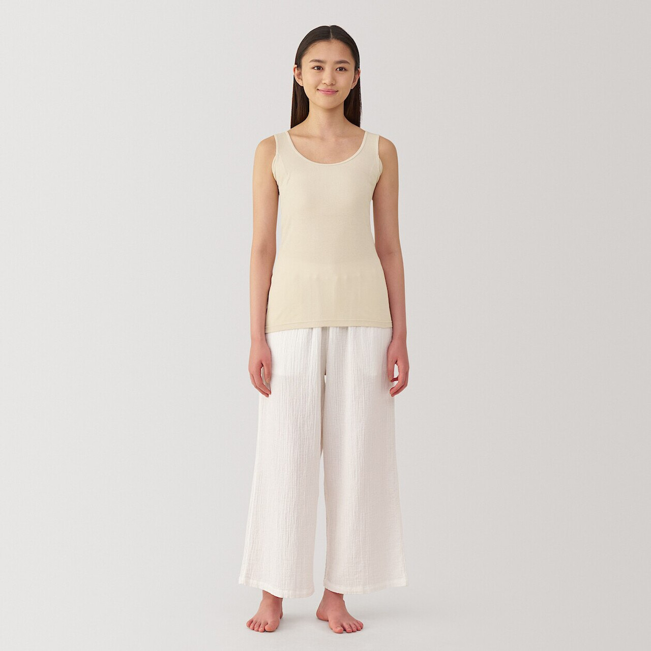 Women's Moisture‐Wicking Cotton Vest with Sweat Pads