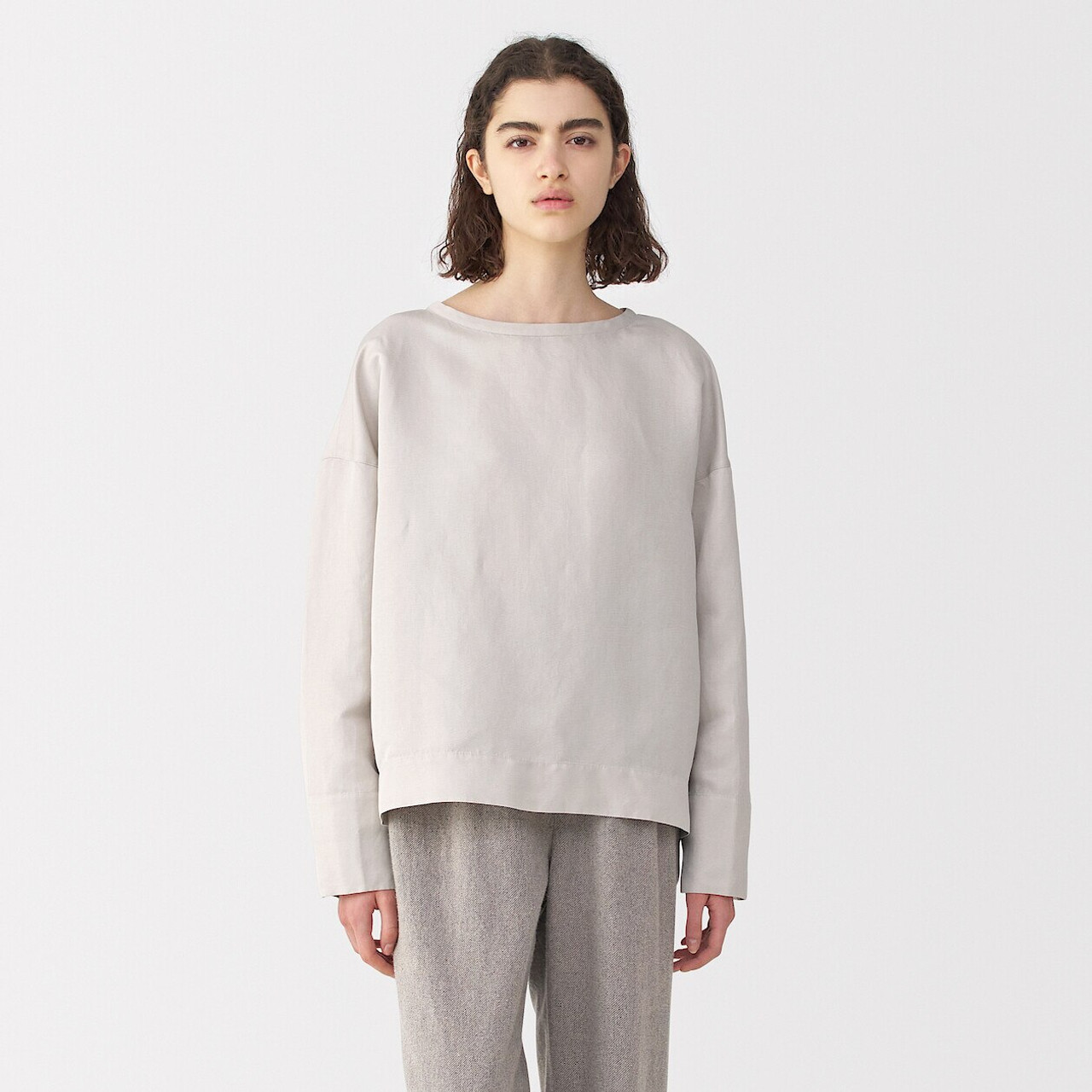 Women's Linen and Silk Blouse