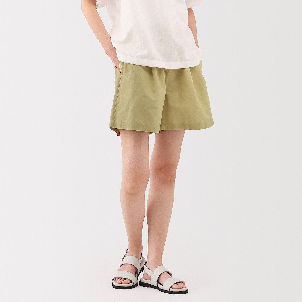 Women's Hemp Blend Elasticated Waist Shorts