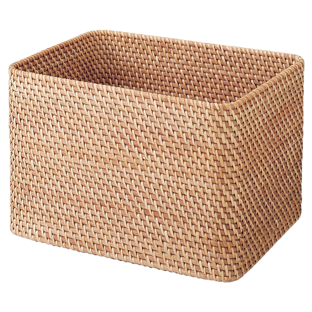 Rattan Basket L 26x36x24cm
