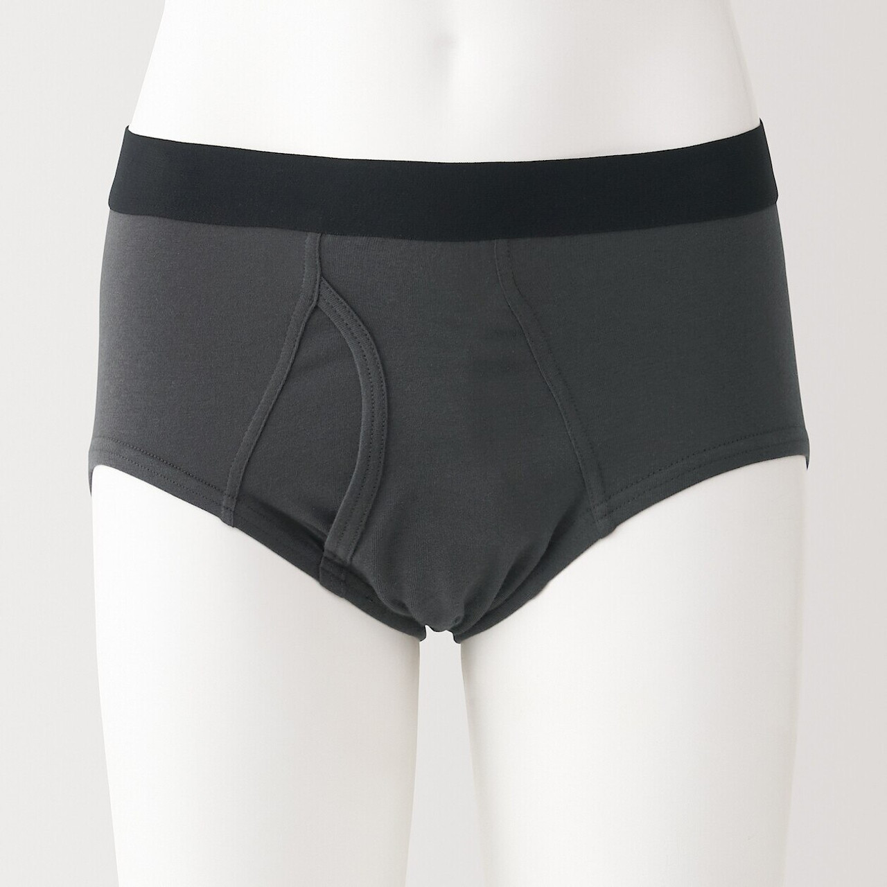 Men's Stretch Jersey Open Front Briefs
