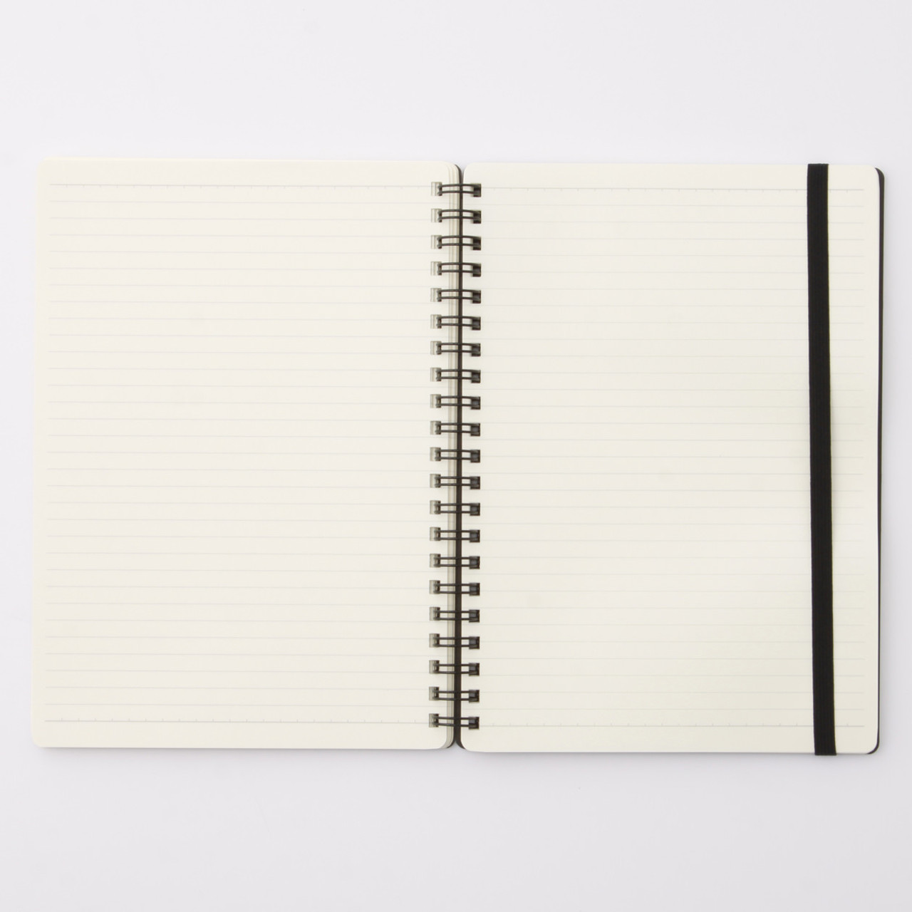 High Quality Paper Double Ring Notebook with Rubberband10259