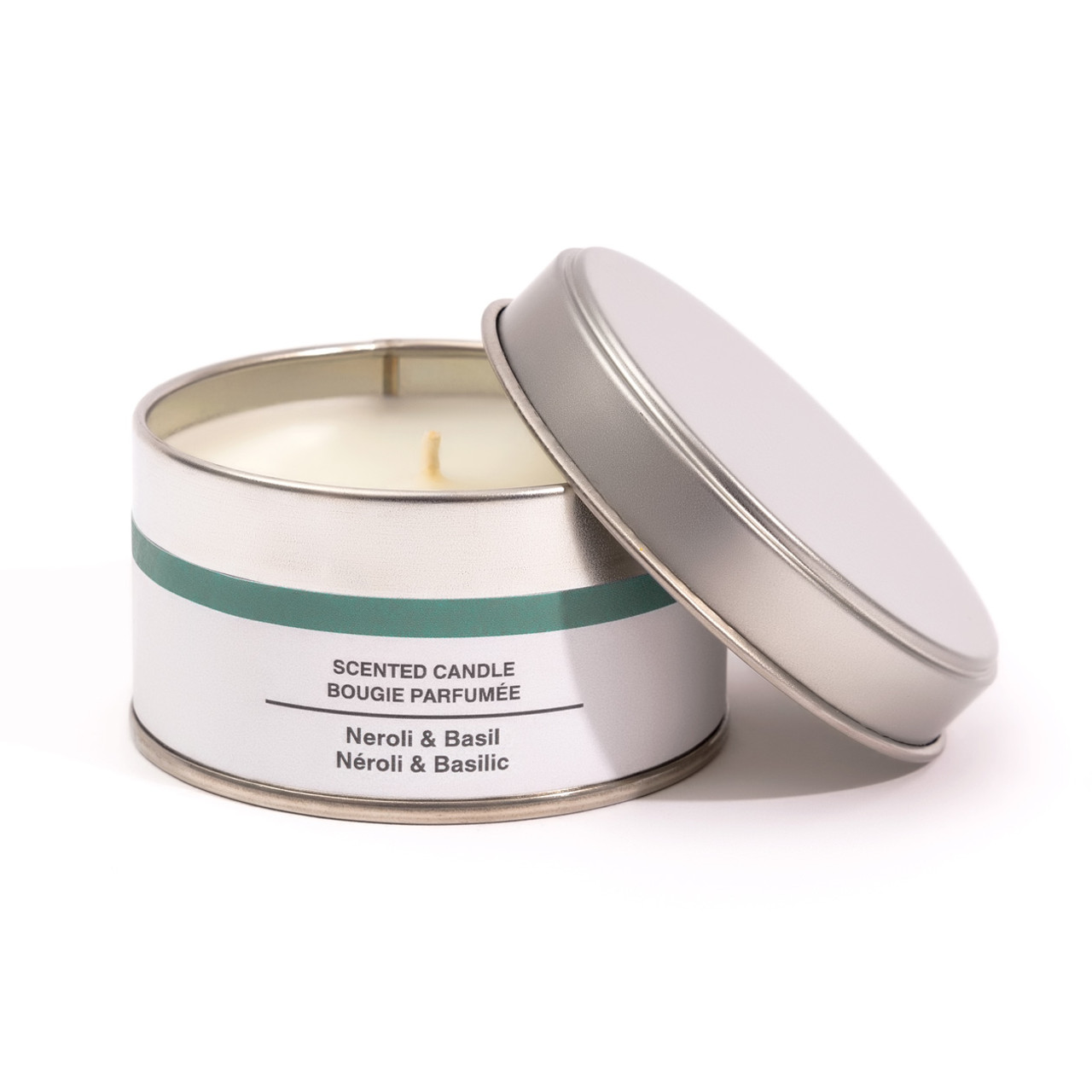 Neroli and Basil Tin Candle