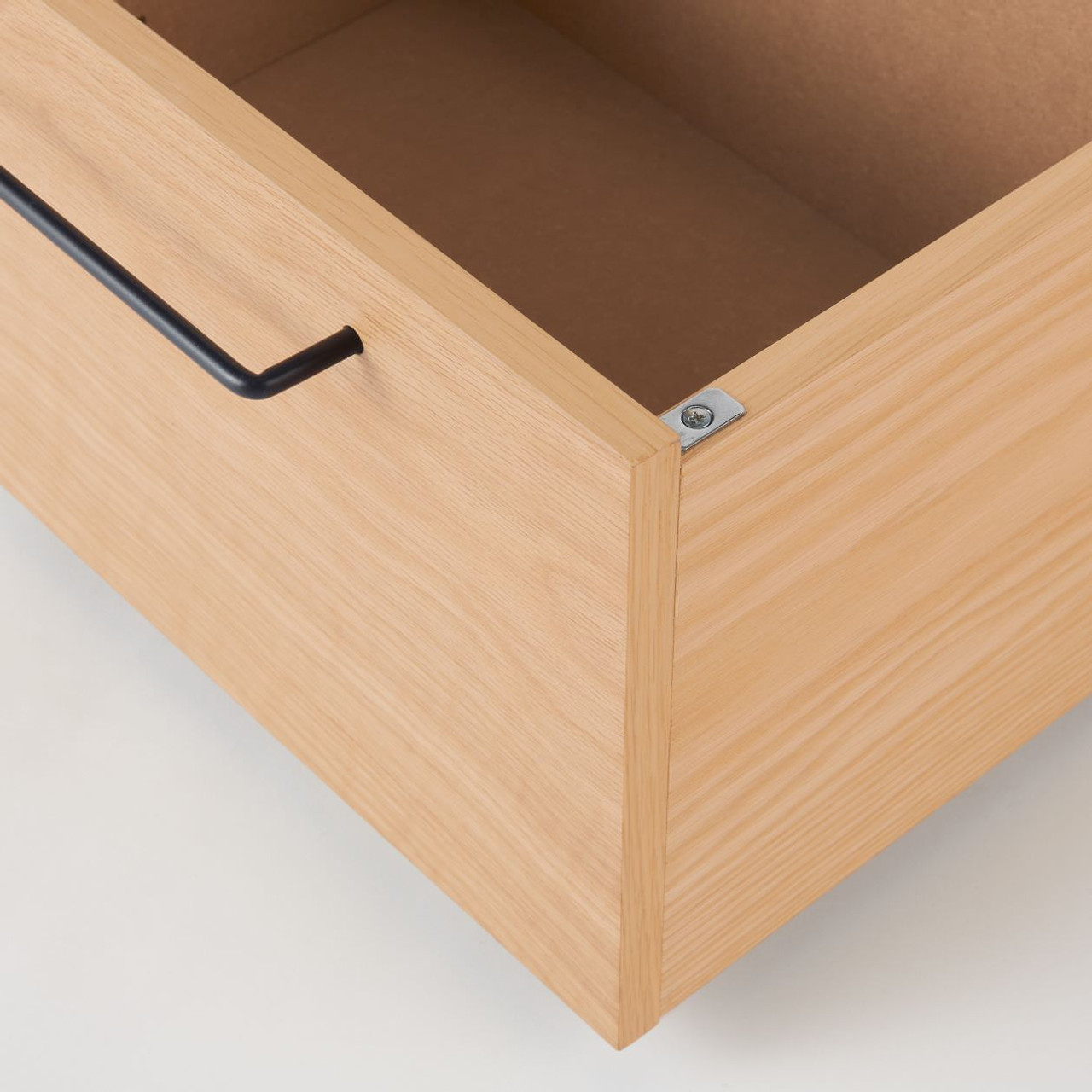 Underbed Drawer for Platform Bed Oak‐ Large 25cm