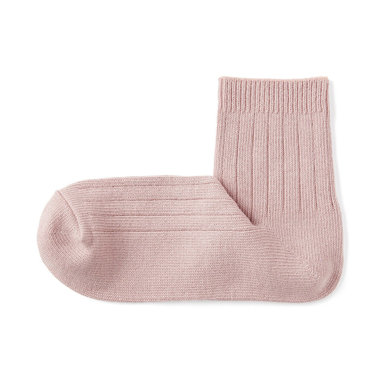 Women's Right Angle Stretch Top Rib Short Socks