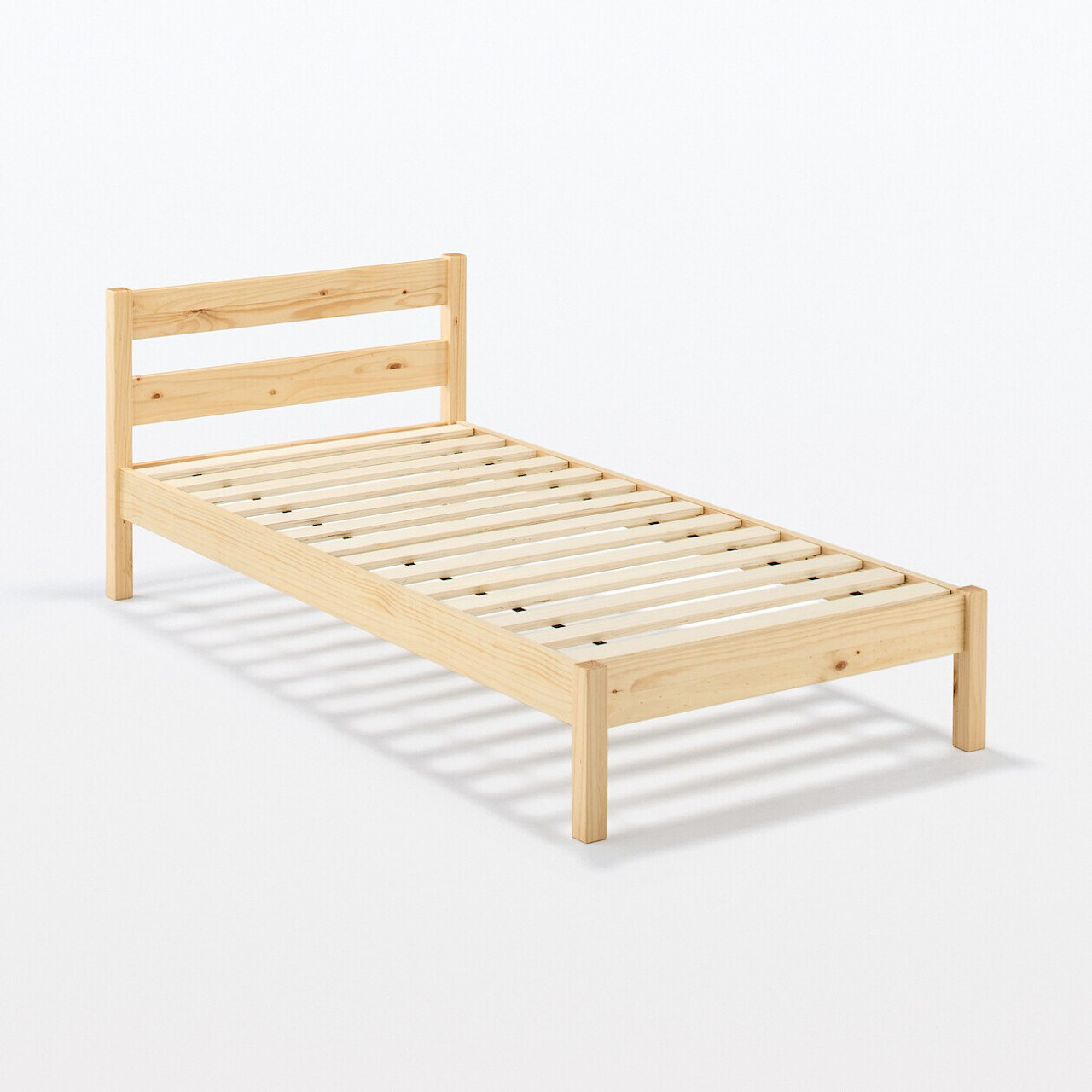 Wooden Pine Bed Single..