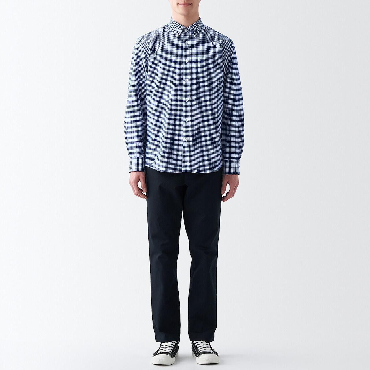 Men's Washed Oxford Button Down Shirt 23S