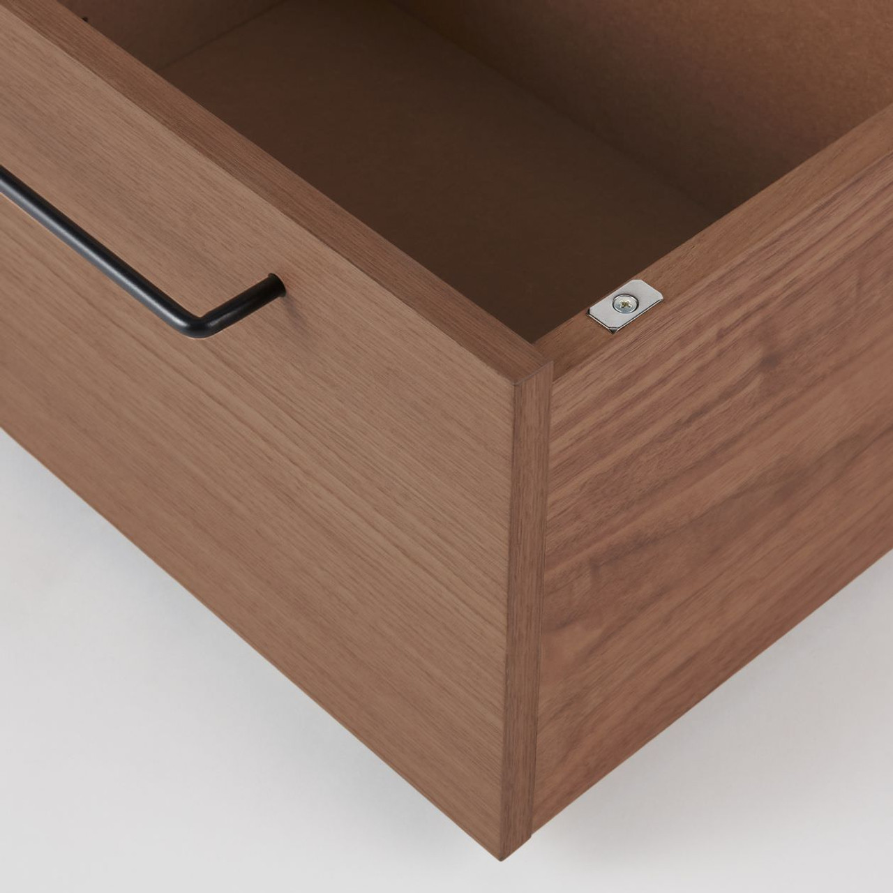 Underbed Drawer for Platform Bed Walnut‐ Large 25cm