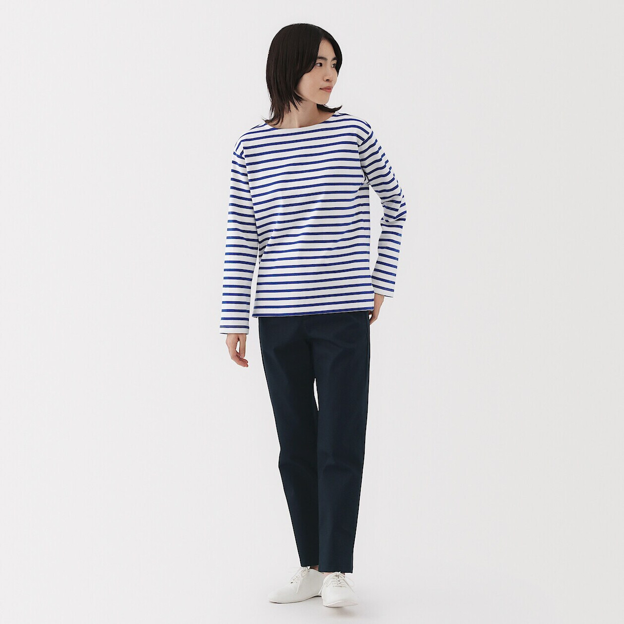 Women's Stretch Chino Tapered Leg Trousers ‐ Long Leg