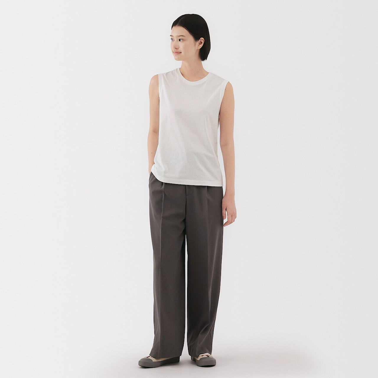 Women's Jersey Crew Neck Vest
