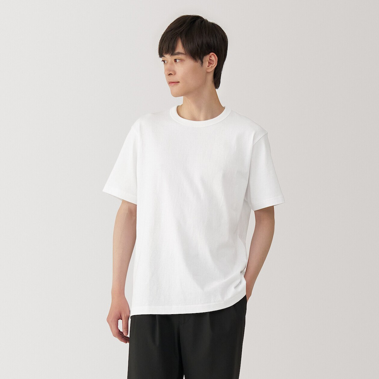 Men's Thick Jersey Short Sleeve T‐shirt.
