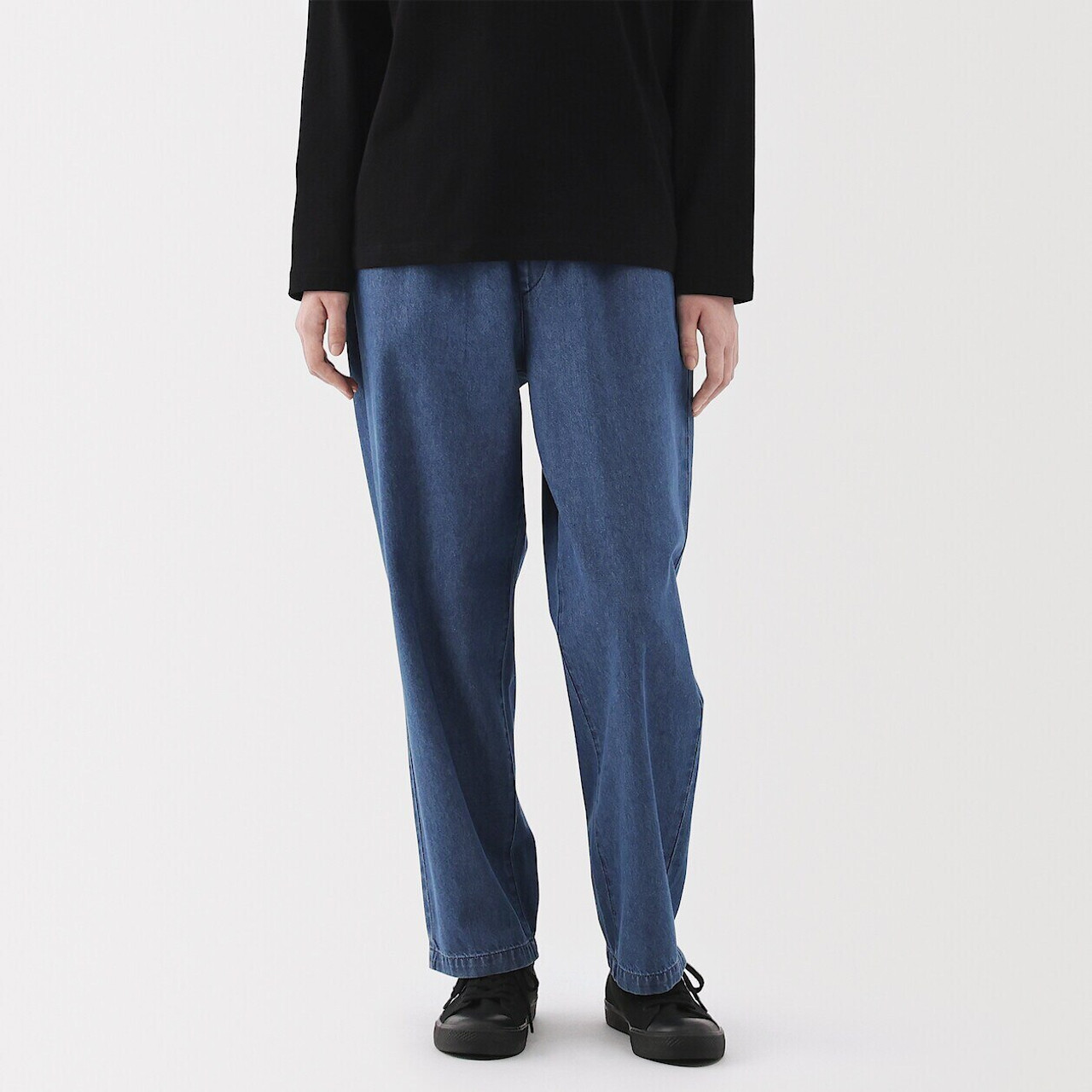 Women's Cotton Denim Comfort Fit Trousers