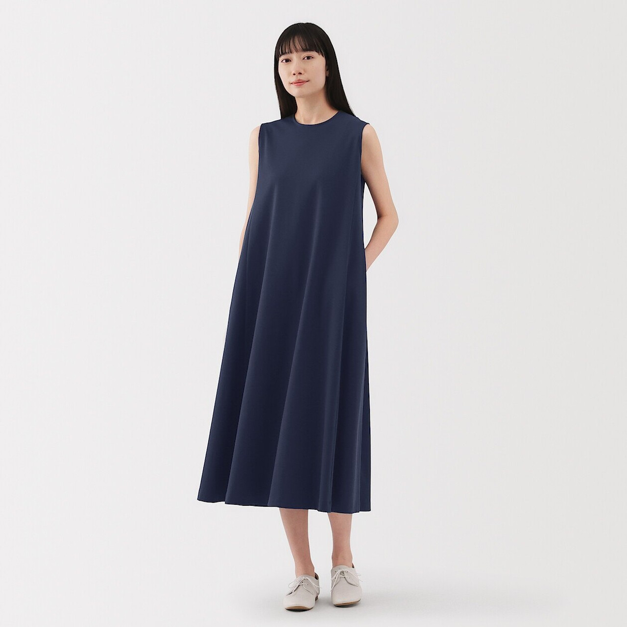 Women's Cotton Cool Touch Midi A‐line Dress