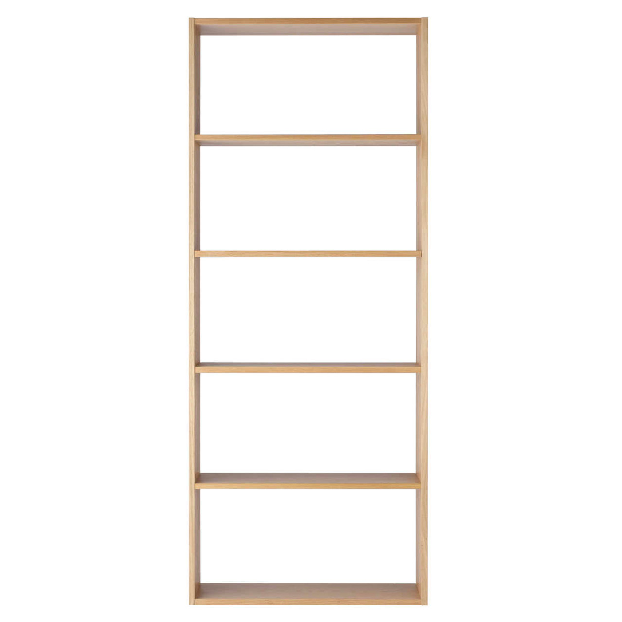 Oak Wide 5 Shelf