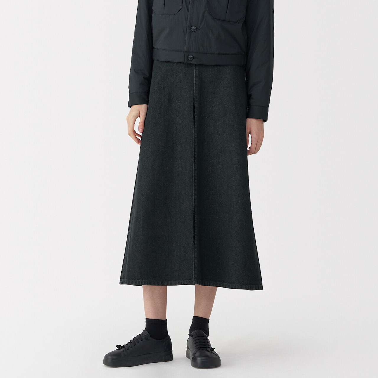 Women's Washi and Denim Skirt