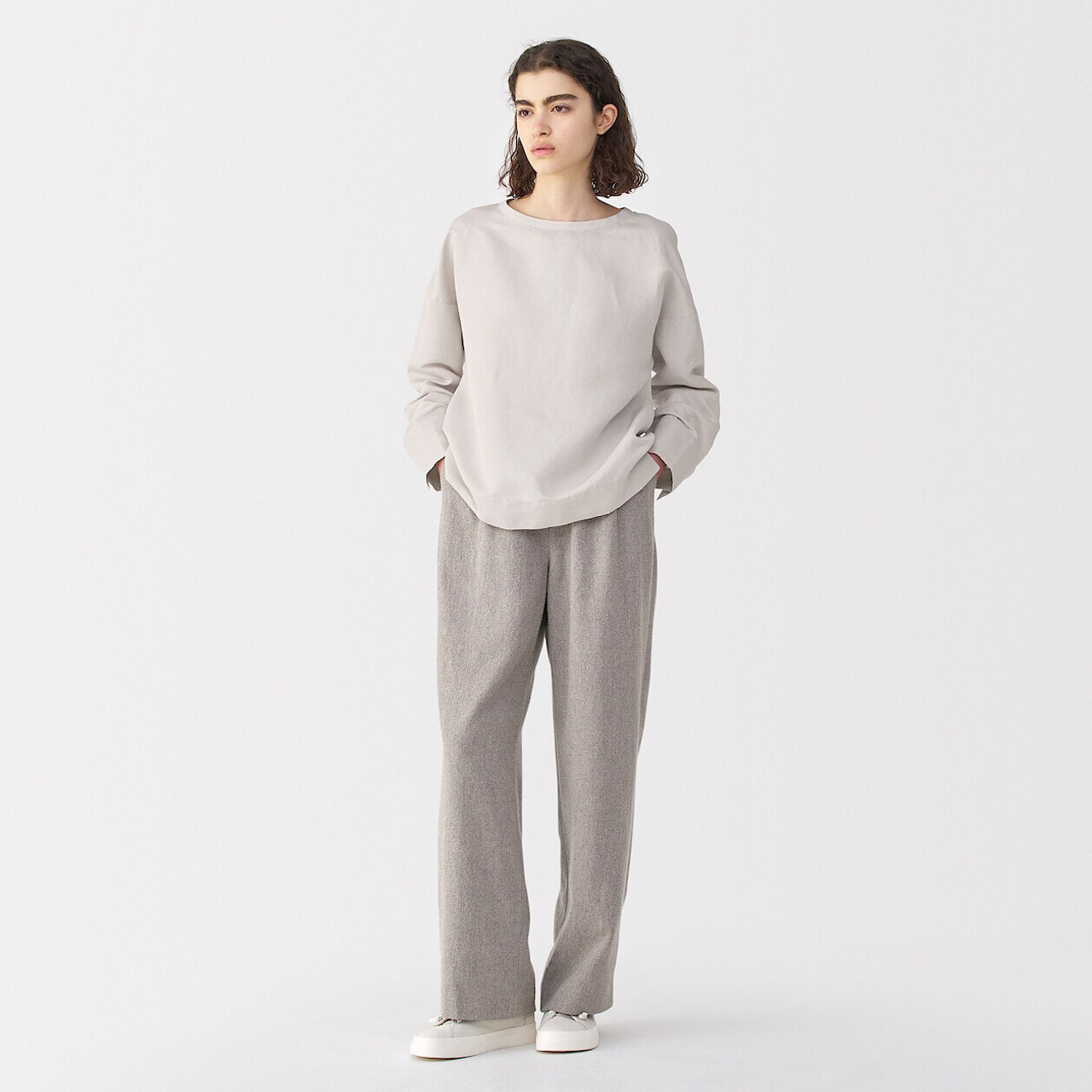 Women's Linen and Silk Blouse