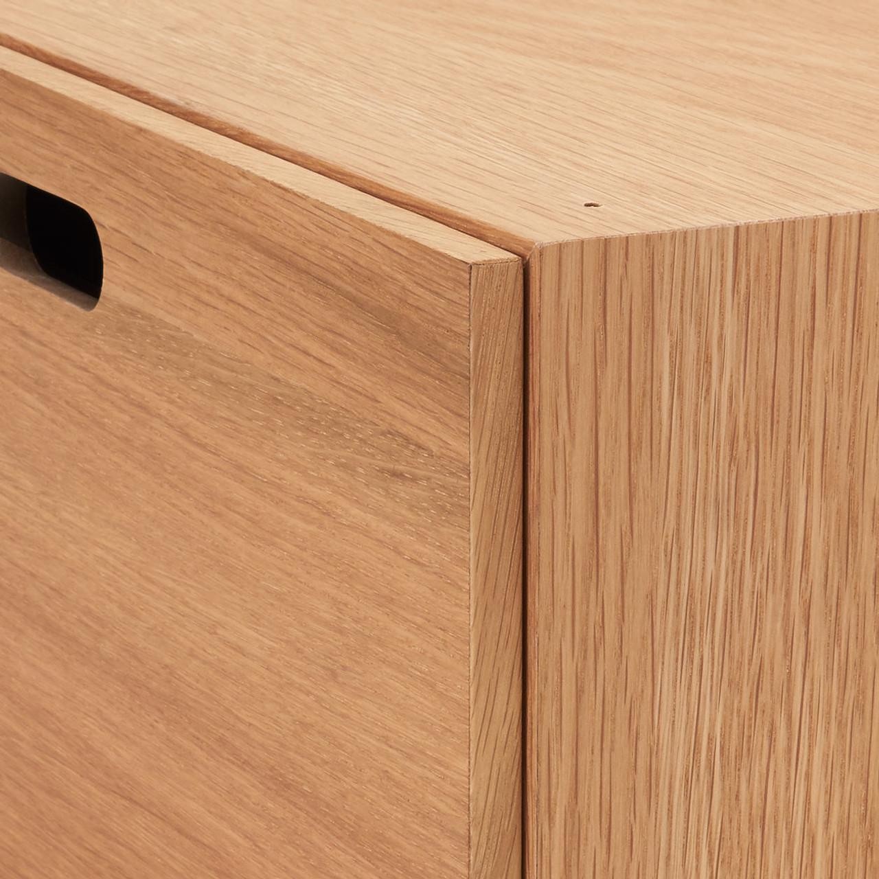 Stacking Chest Drawer Half ‐ 1 Tier Oak