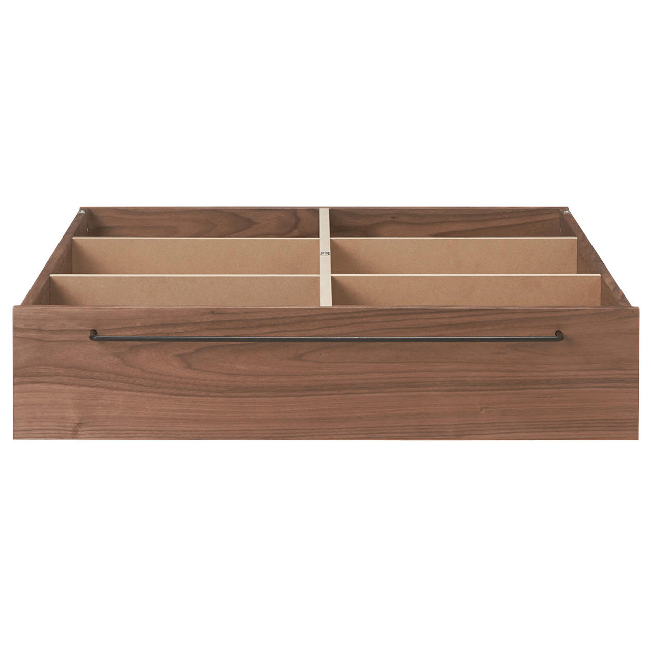 Underbed Drawer for Platform Bed Walnut‐ Large 19cm