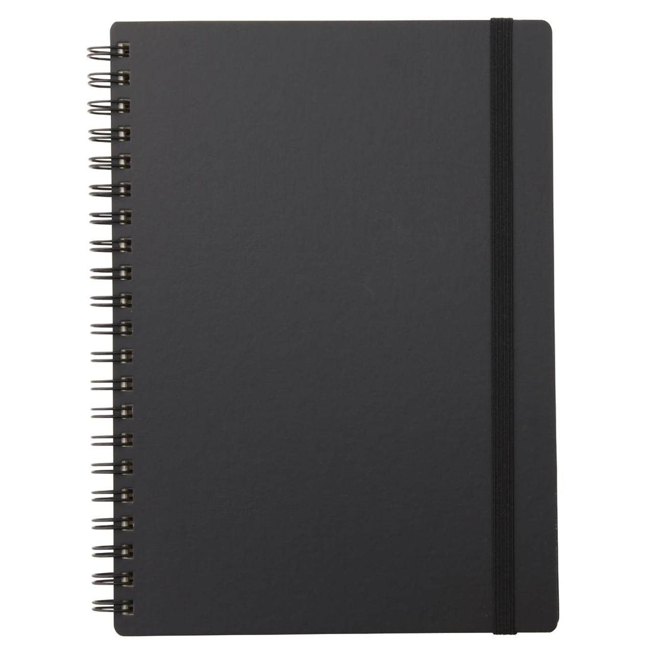 High Quality Paper Double Ring Notebook with Rubberband10259