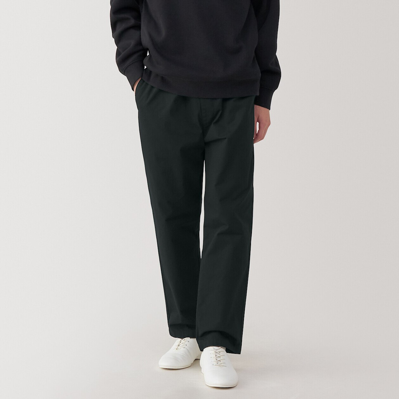 Men's Washed Cotton Comfort Fit Trousers