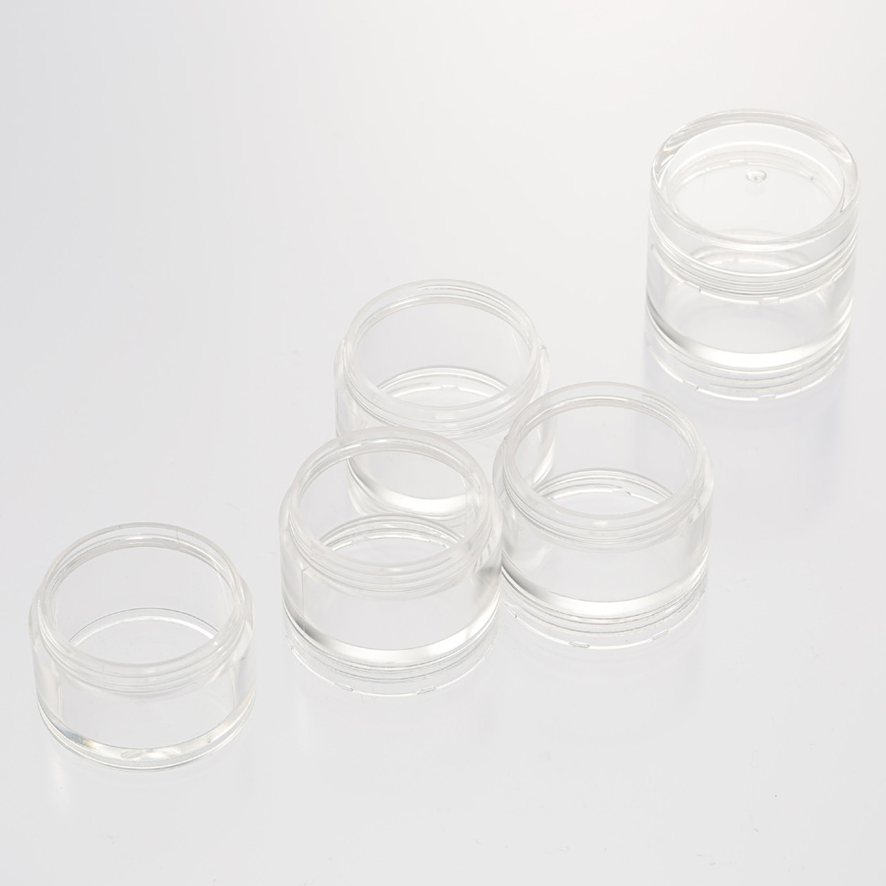 Stacking Travel Cosmetic Pots