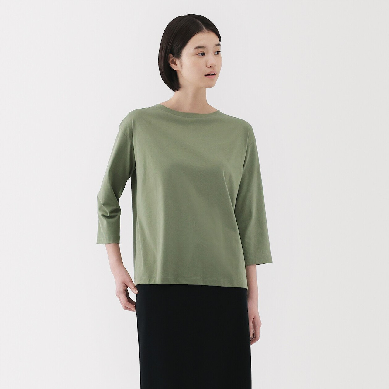 Women's Cotton Blend 3/4 Sleeve T‐shirt.