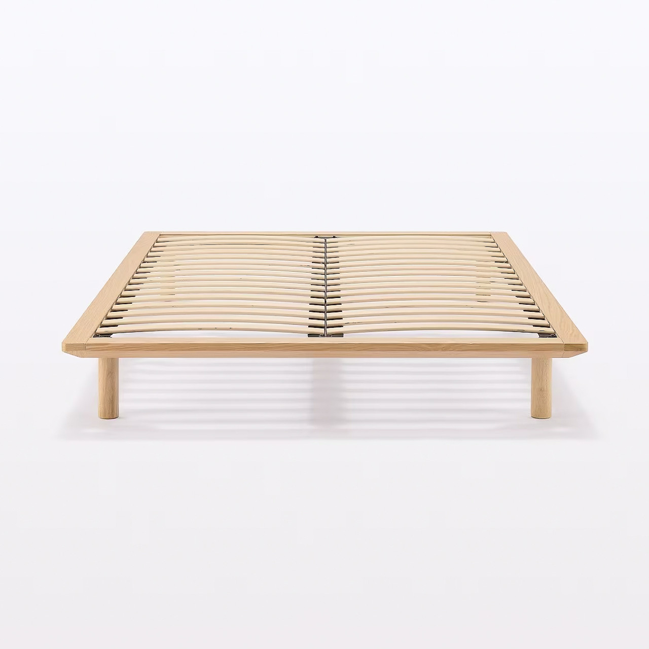 Platform Bed Oak Main Unit Double
