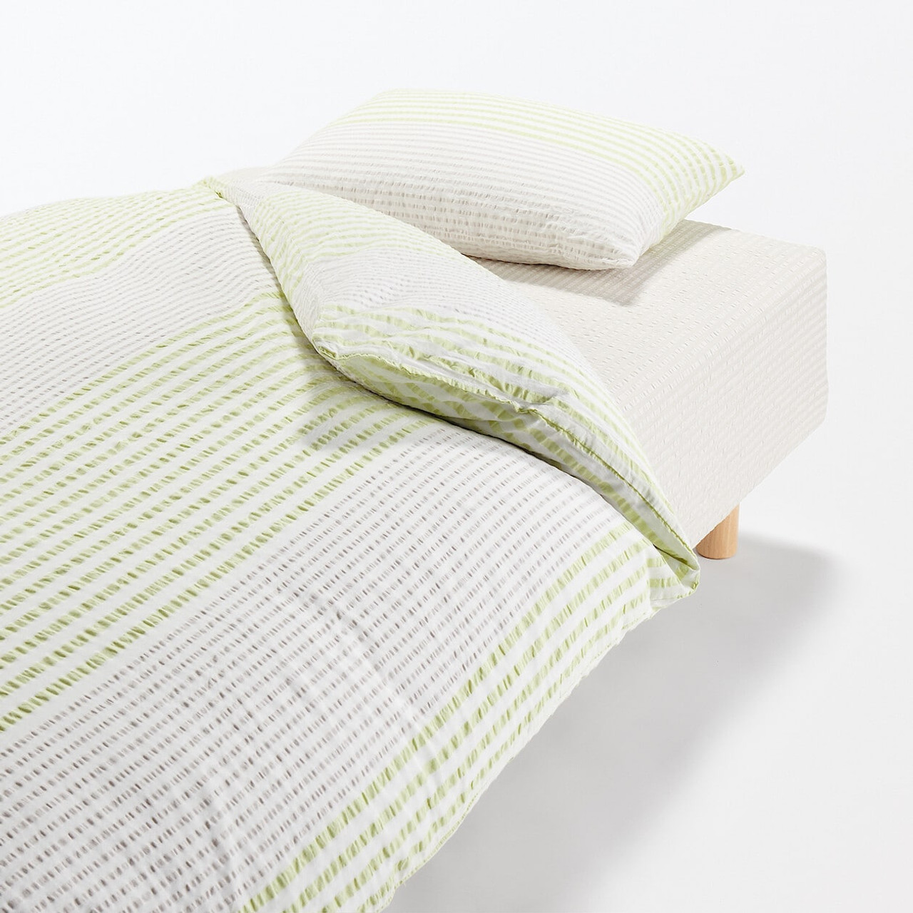 Cotton Seersucker Duvet Cover ‐ King