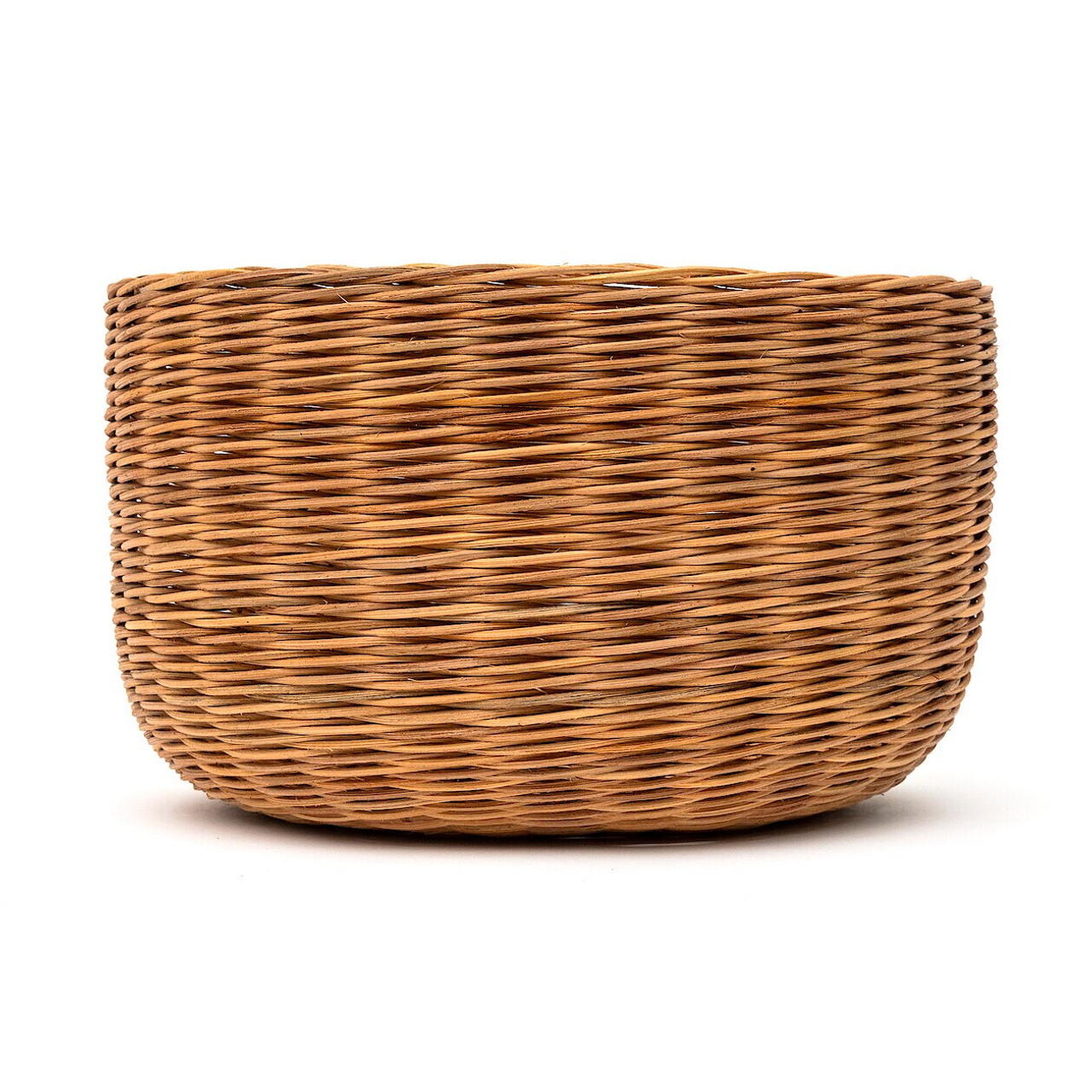 Rattan Weave Basket‐ Round Medium