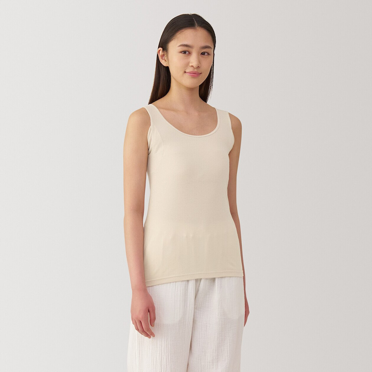Women's Moisture‐Wicking Cotton Vest with Sweat Pads