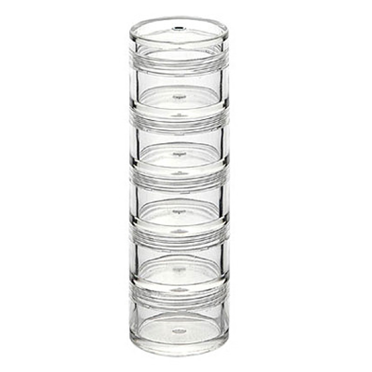 Stacking Travel Cosmetic Pots