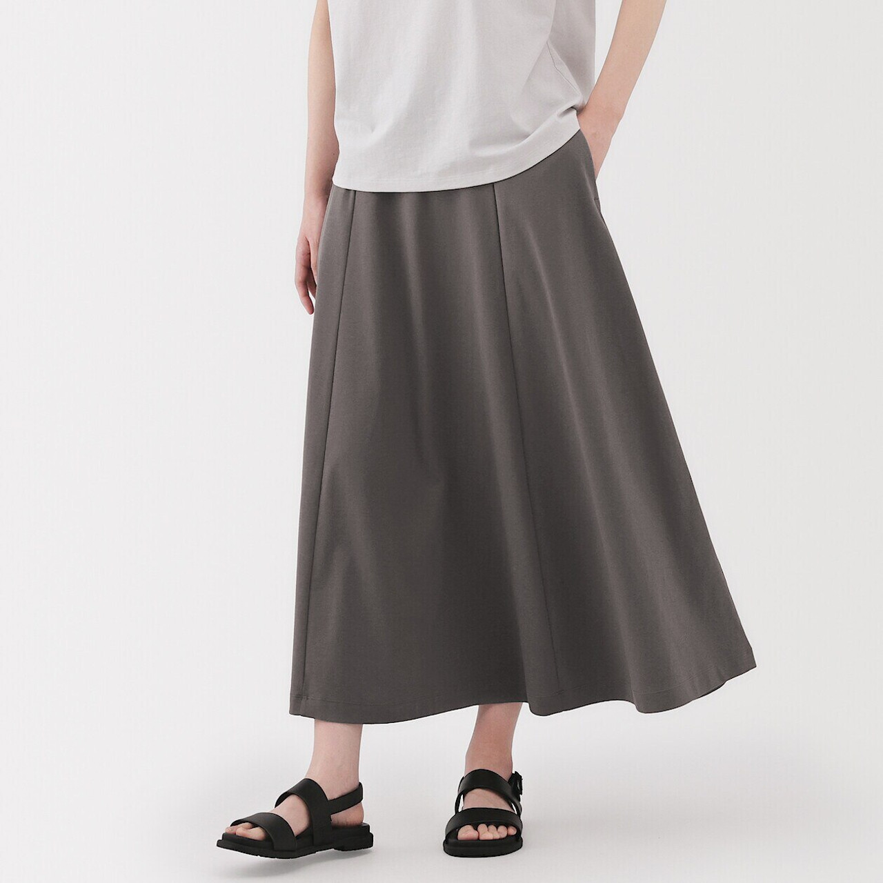 Women's Cotton Cool Touch Elasticated Waist Skirt