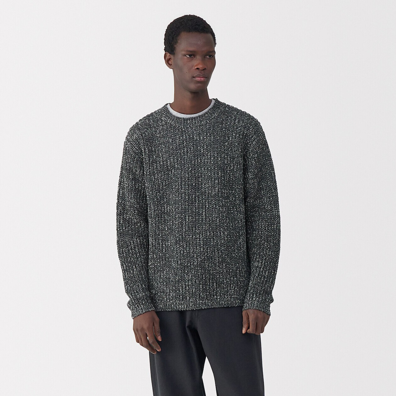 Men's Cotton Chunky Knit Jumper