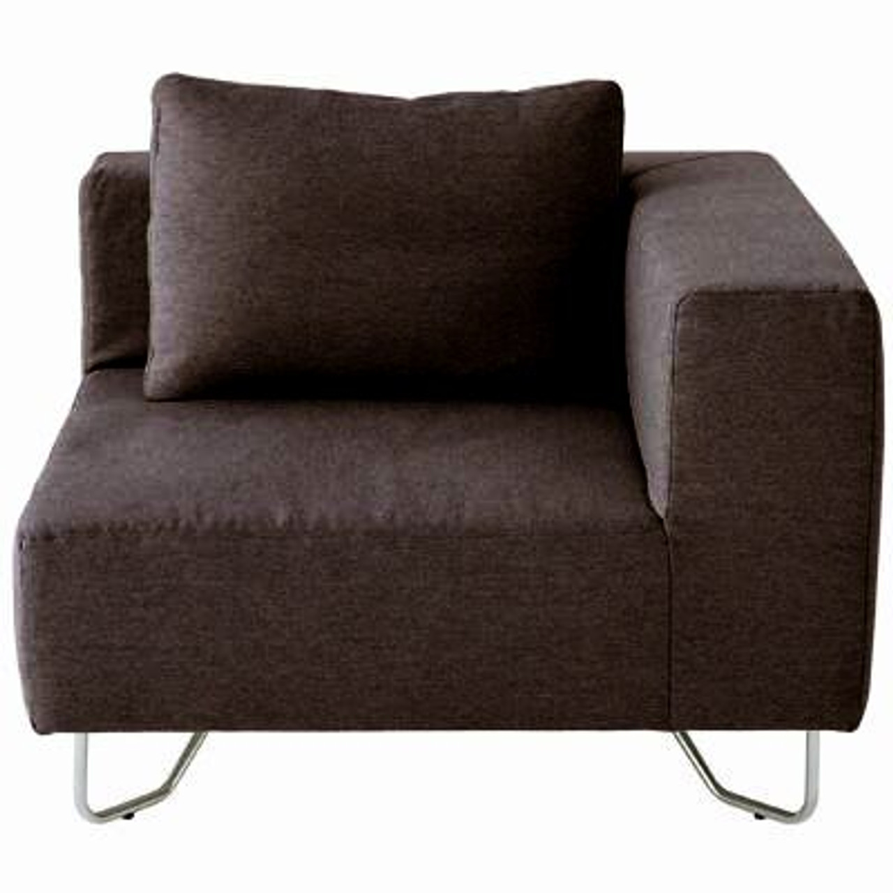 Unit Sofa ‐ Corner ‐ Black/Brown