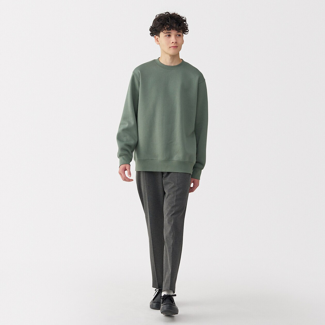 Men's Cotton Blend Crew Neck Sweatshirt