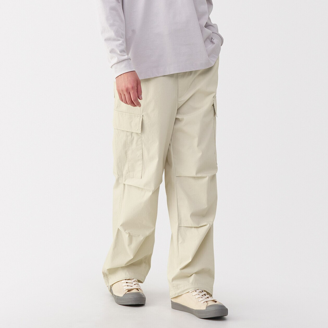 Men's Cotton Blend Comfort Fit Cargo Trousers