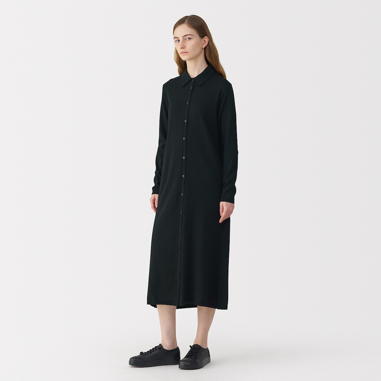 Women's Cotton and Yak Wool Knit Dress