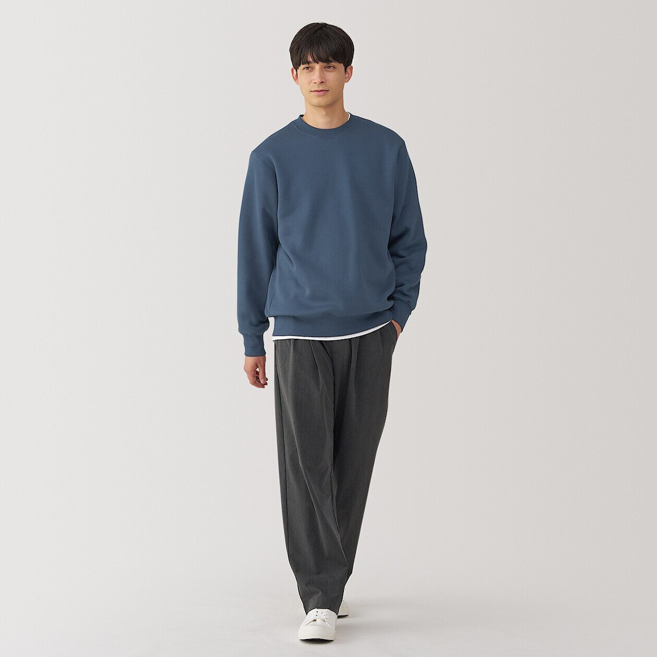 Men's Cotton Blend Crew Neck Sweatshirt 19307