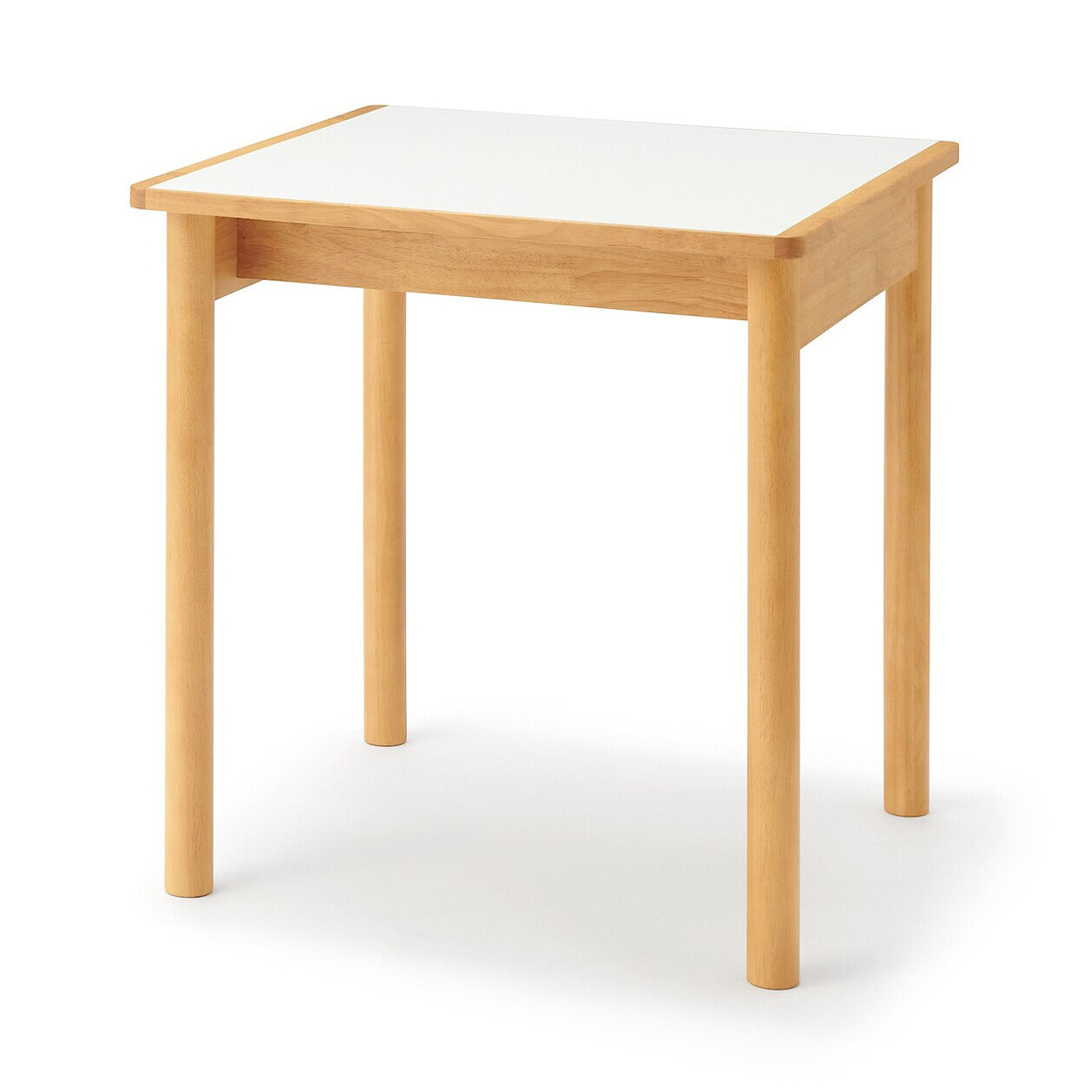 Rubberwood Table with Melamine Top Square Small