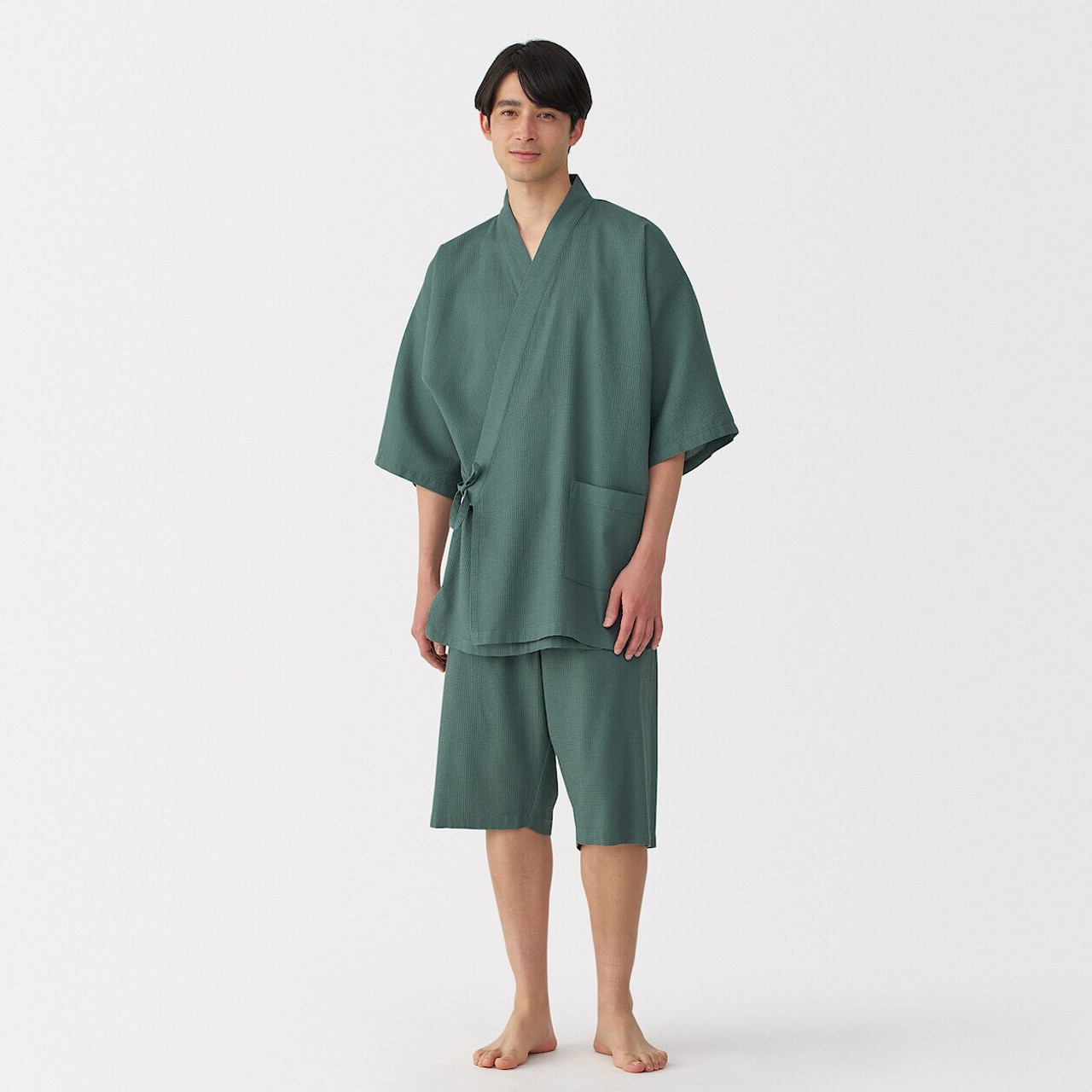 Unisex Lyocell Blend Waffle Jinbei