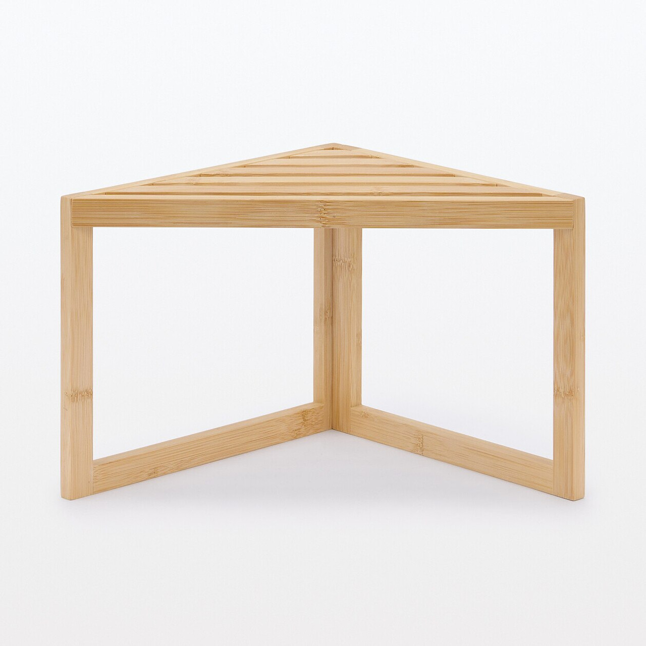 Bamboo Corner Shelf Unit 1 Tier