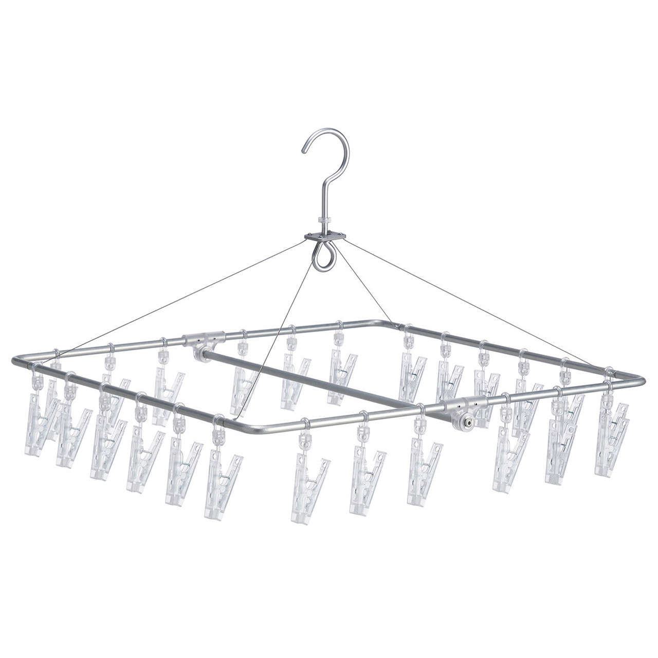 Aluminum Square Hanger with 26 pegs