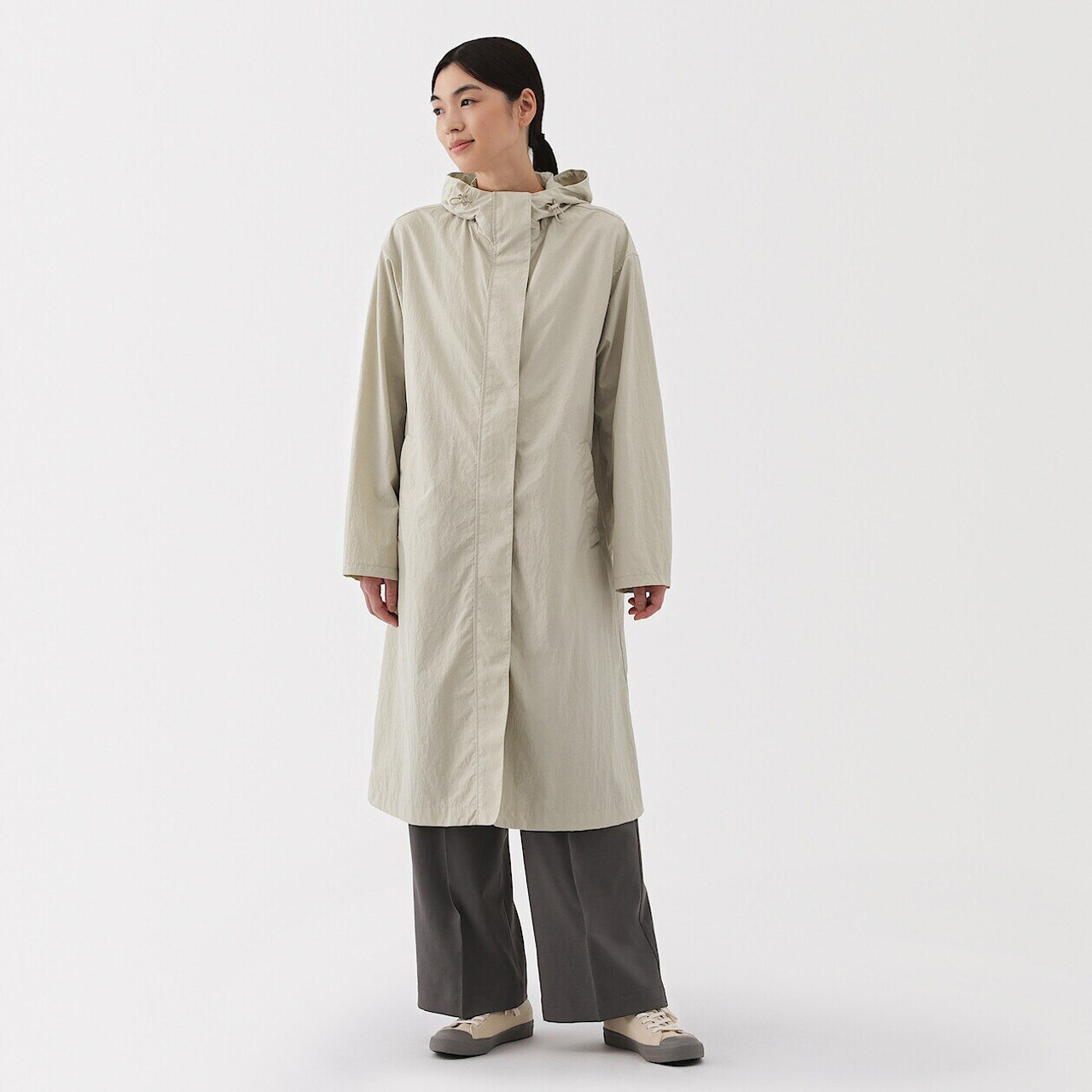 Women's Water‐Repellent Hooded Coat